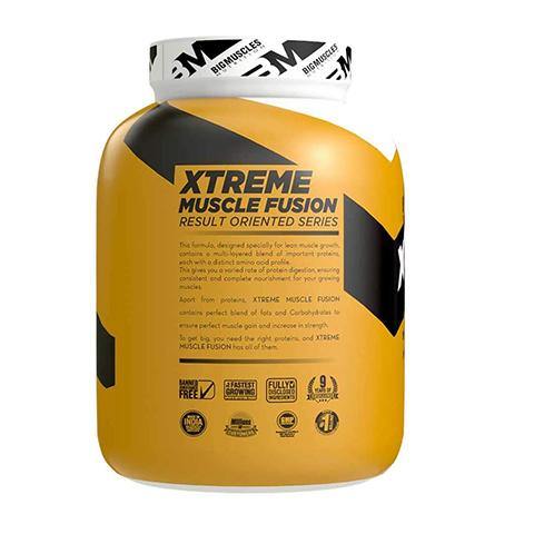 BIGMUSCLES Xtreme Muscle Fusion 2.7 Kg | 30 Gm Protein | 60 Gm Carb | 2.5 Gm Creatine | Muscle Gainer | Product Expiry - Mar 2025