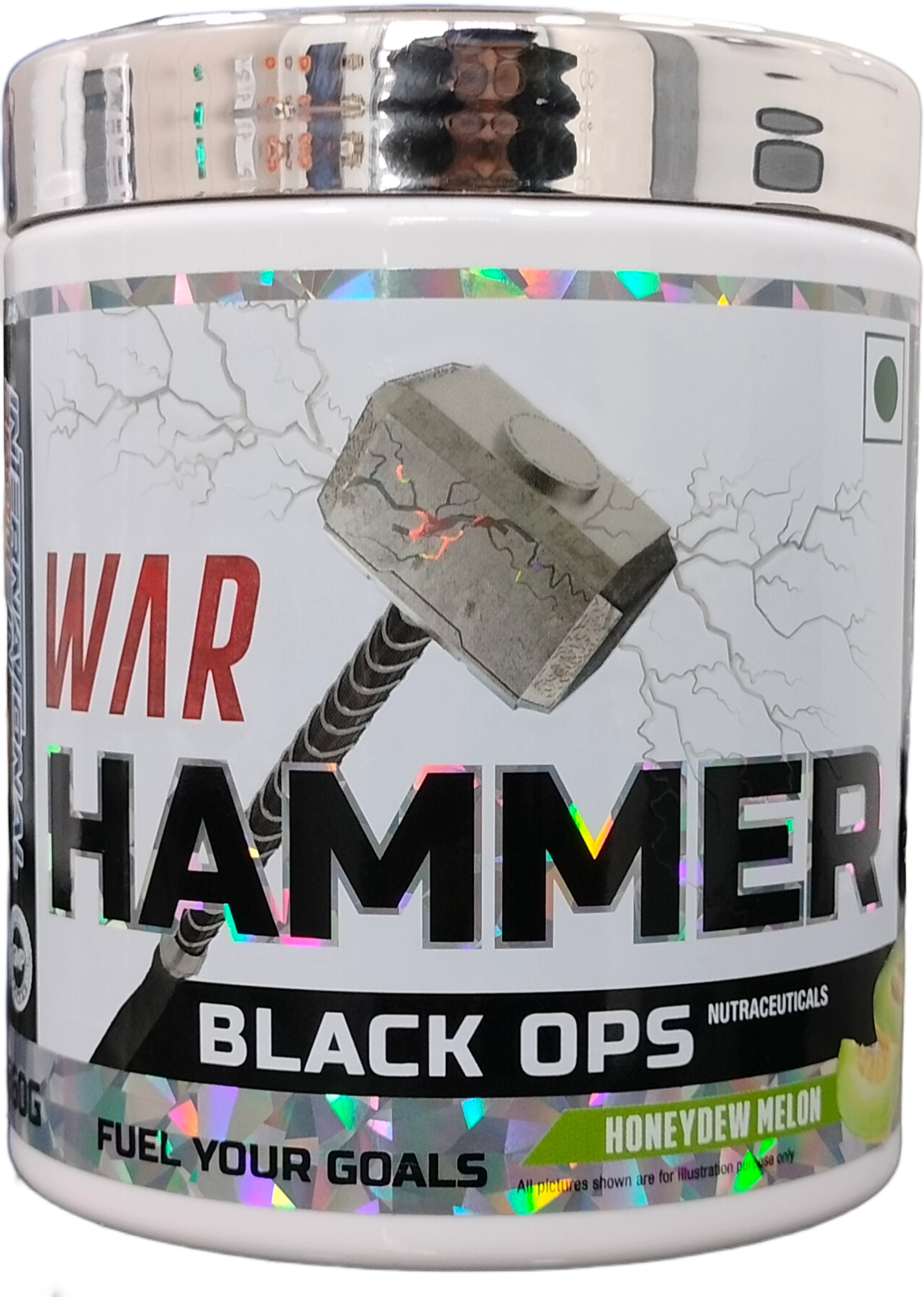 INTERNATIONAL PROTEIN BLACK OPS WAR HAMMER HONEYDEW MELON 360G | Pumps & Performance | 80 Servings | Product Expiry - 25/09/25