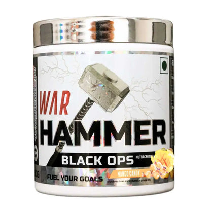 INTERNATIONAL PROTEIN BLACK OPS WAR HAMMER MANGO CANDY 360G | Pumps & Performance | 80 Servings | Product Expiry - 25/09/25