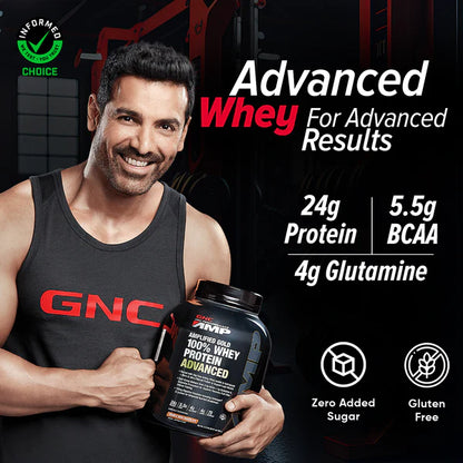 GNC AMP GOLD SERIES 100% WHEY PROTEIN ADVANCED| Product Expiry-30 JAN 2025