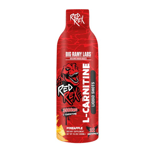 Big Ramy Labs RedRex L-Carnitine Pineapple 3500 Mg 480 Ml | Fat Burner | Boost Metabolism | 32 Servings | Product Expiry - July 2025