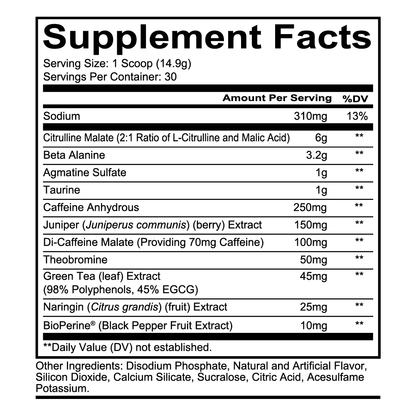 REDCON1 Total War Pre Workout Grape - L Citrulline, Malic Acid, Green Tea Leaf Extract for Pump Boosting Pre Workout for Women & Men - 3.2g Beta Alanine to Reduce Exhaustion, 30 Servings | Product Expiry - June 2025