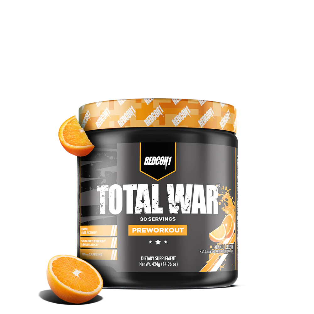 REDCON1 TOTAL WAR PRE WORKOUT Orange Crush | 444 G | 30 SERVINGS | Product Expiry - June 2025