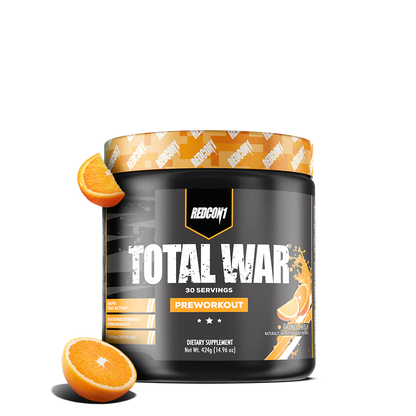 REDCON1 TOTAL WAR PRE WORKOUT Orange Crush | 444 G | 30 SERVINGS | Product Expiry - June 2025