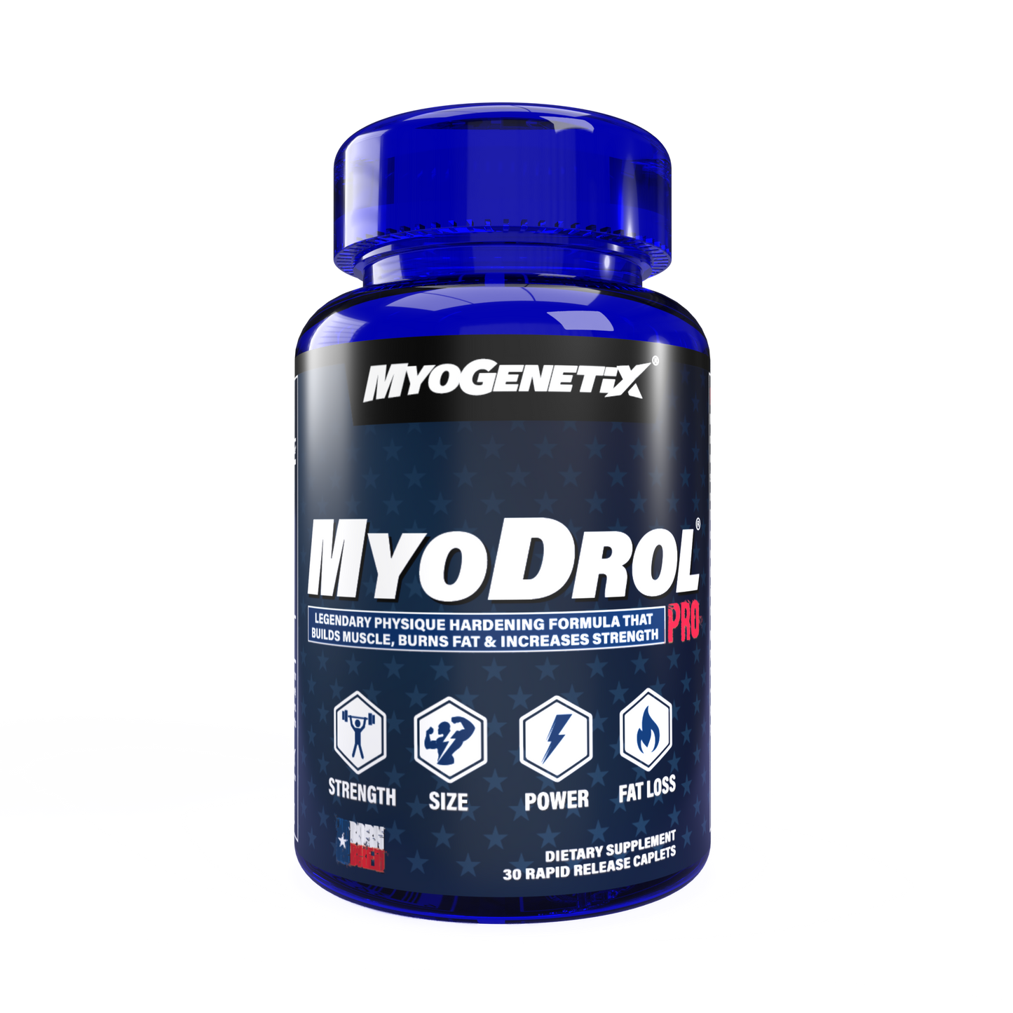 Myodrol-HSP® PRO 30 Caplets – The One & Only Original Muscle Creator for Advanced Athletes & Professional Bodybuilders | Product Expiry - MAR 2026