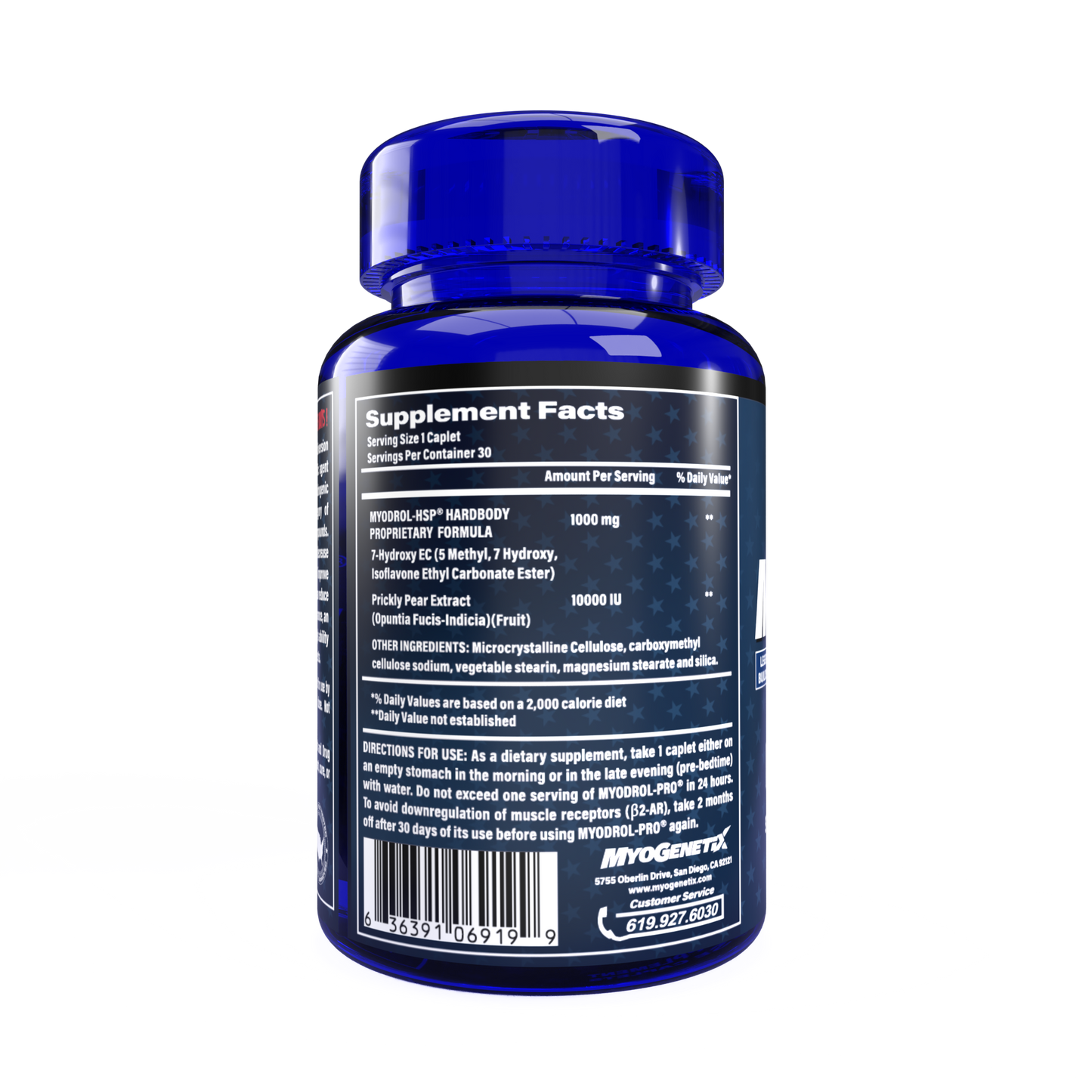 Myodrol-HSP® PRO 30 Caplets – The One & Only Original Muscle Creator for Advanced Athletes & Professional Bodybuilders | Product Expiry - MAR 2026