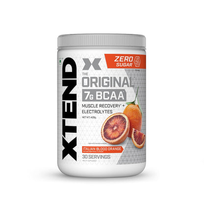 Xtend Original BCAA Powder Watermelon Explosion - Sugar Free Workout Muscle Recovery Drink with 7g BCAA | Amino Acid Supplement with L Glutamine & Electrolytes - 375 Gms | Product Expiry-30 May 2025