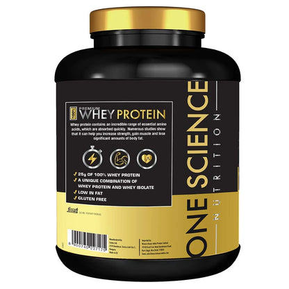 One Science Nutrition (OSN) Premium Whey Protein [Grass Fed Whey] - 25g Protein, 6.6g BCAA & 5.2 gms L-Glutamine | Refuels & Repairs Muscles - 5 lbs - Chocolate Charge | Product Expiry - 08/2026