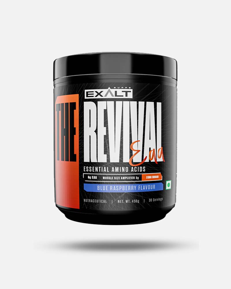 Eaxlt Supps The Revival EAA Blue Raspberry 450 Gm | Muscle Growth and Repair | Delivery Free | Product Expiry - 30 April 26