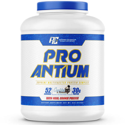 RONNIE COLEMAN Pro Antium 5lb/2.3Kg | 52 Serving | Cookies & Creame | 30g Protein | Muscle Builder | Free Delivery | Product Expiry -  28/2/2026