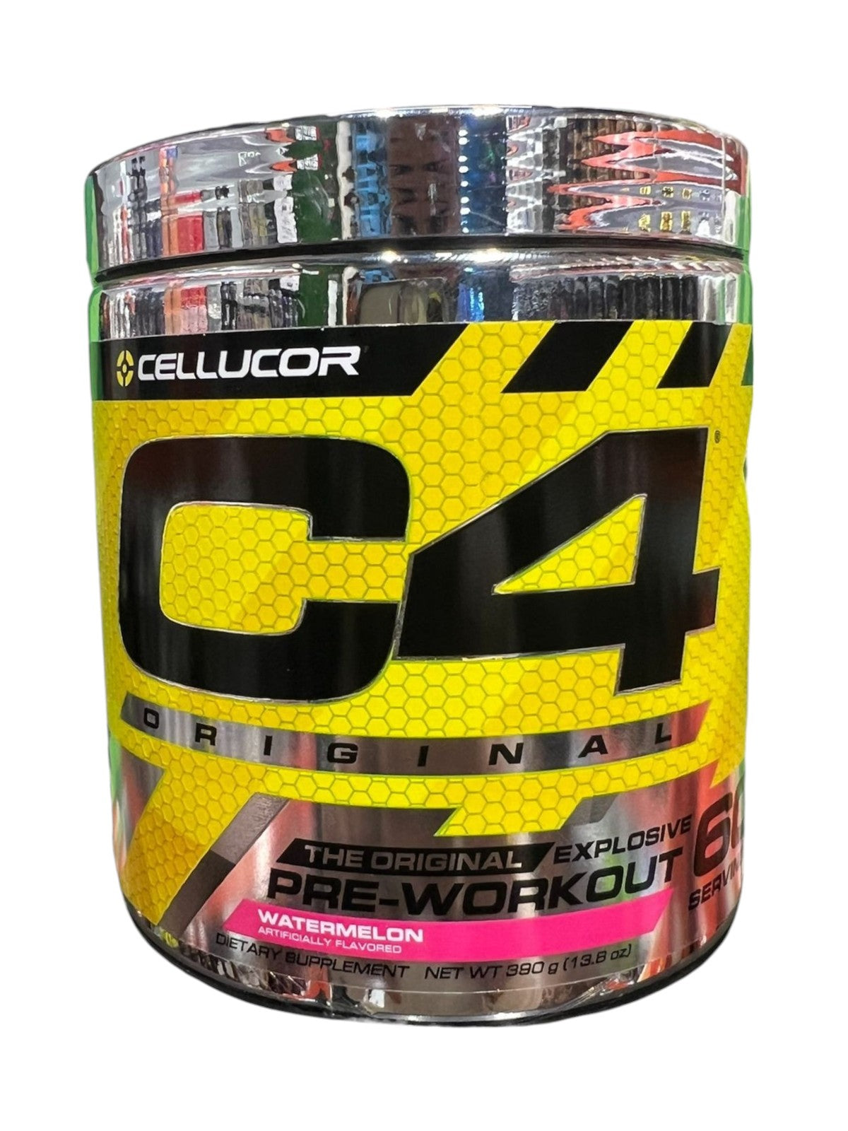 C4 Original Pre Workout Powder Watermelon 390g/60 Servings | 150mg Caffeine + Beta Alanine + Creatine | Free Shipping | Product Expiry - AUG/2027